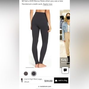 4 pairs Zella High Waist Lived in Leggings Size Small